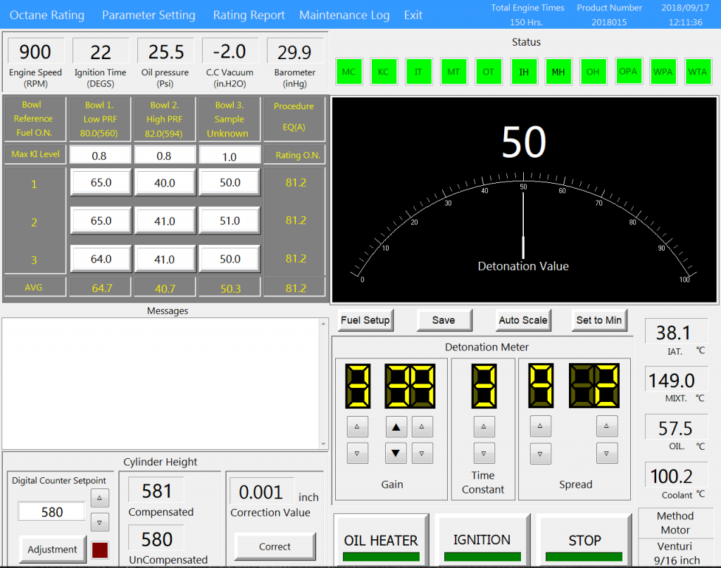 cfr octane engine-octane rating operations