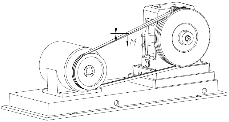 Combo RON MON Octane Engine V-Belts Tension