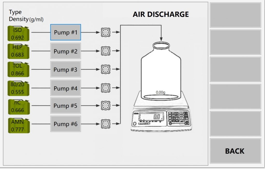 octane cetane reference fuel blending unit