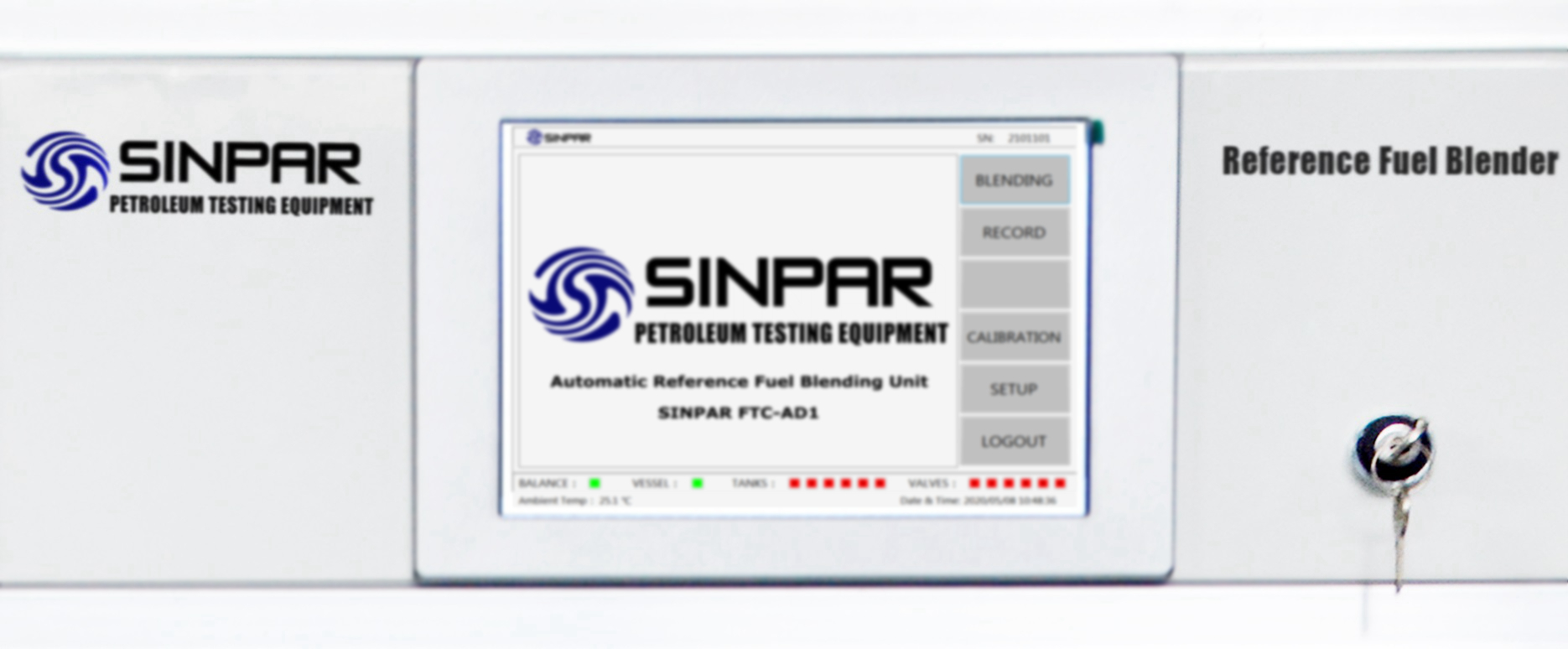 New Software of Automatic Reference Fuel Blending System